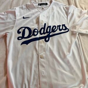 Men's Nike White Shohei Ohtani Los Angeles Dodgers Button-Up Jersey